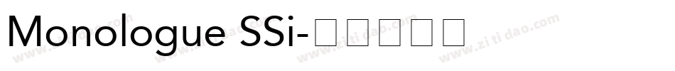 Monologue SSi字体转换